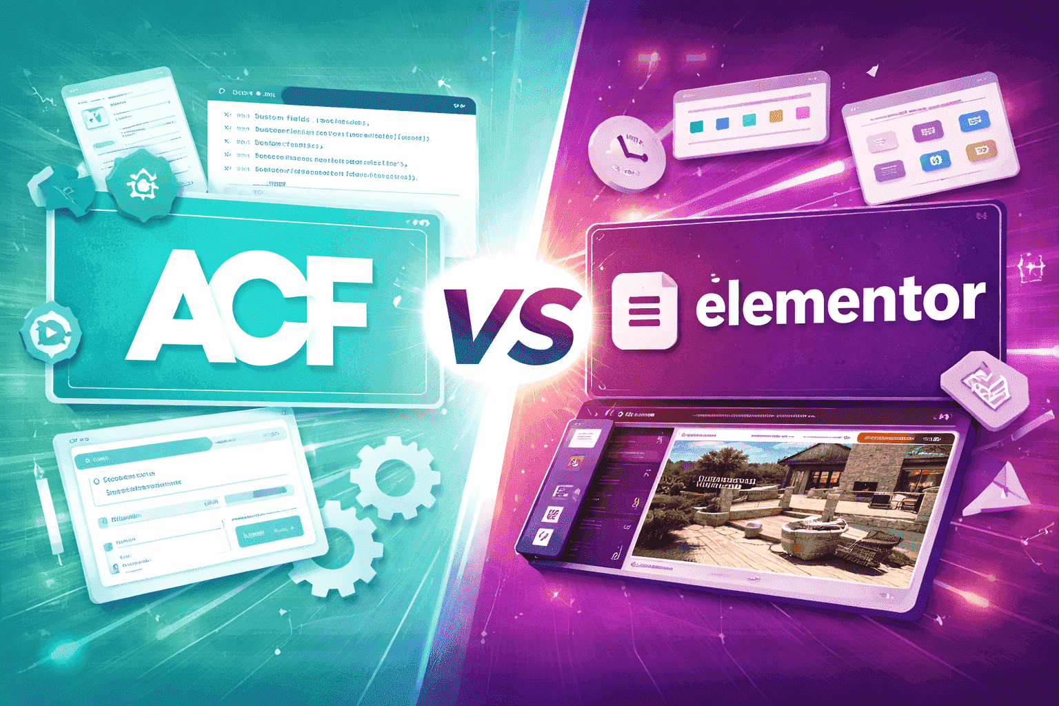 ACF vs Elementor